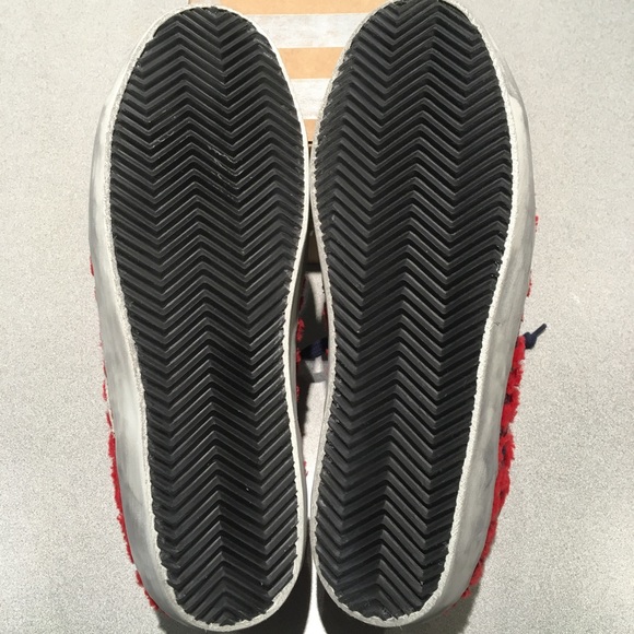 Golden Goose Superstar Red Blue Check/Ice 39 NIB - Picture 7 of 8